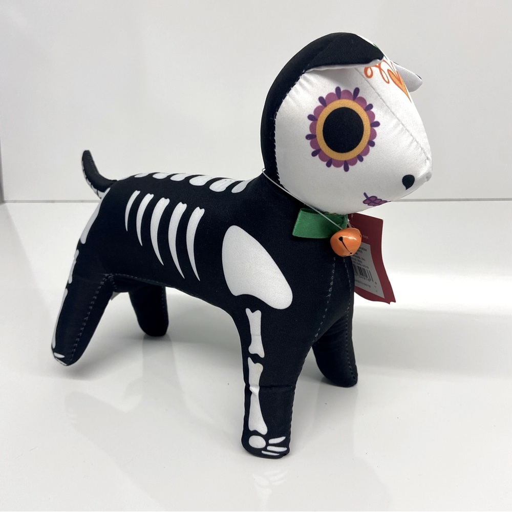 Dia de Muertos 9” Skeleton Cat - 2019 Target Halloween plush - Day of the Dead